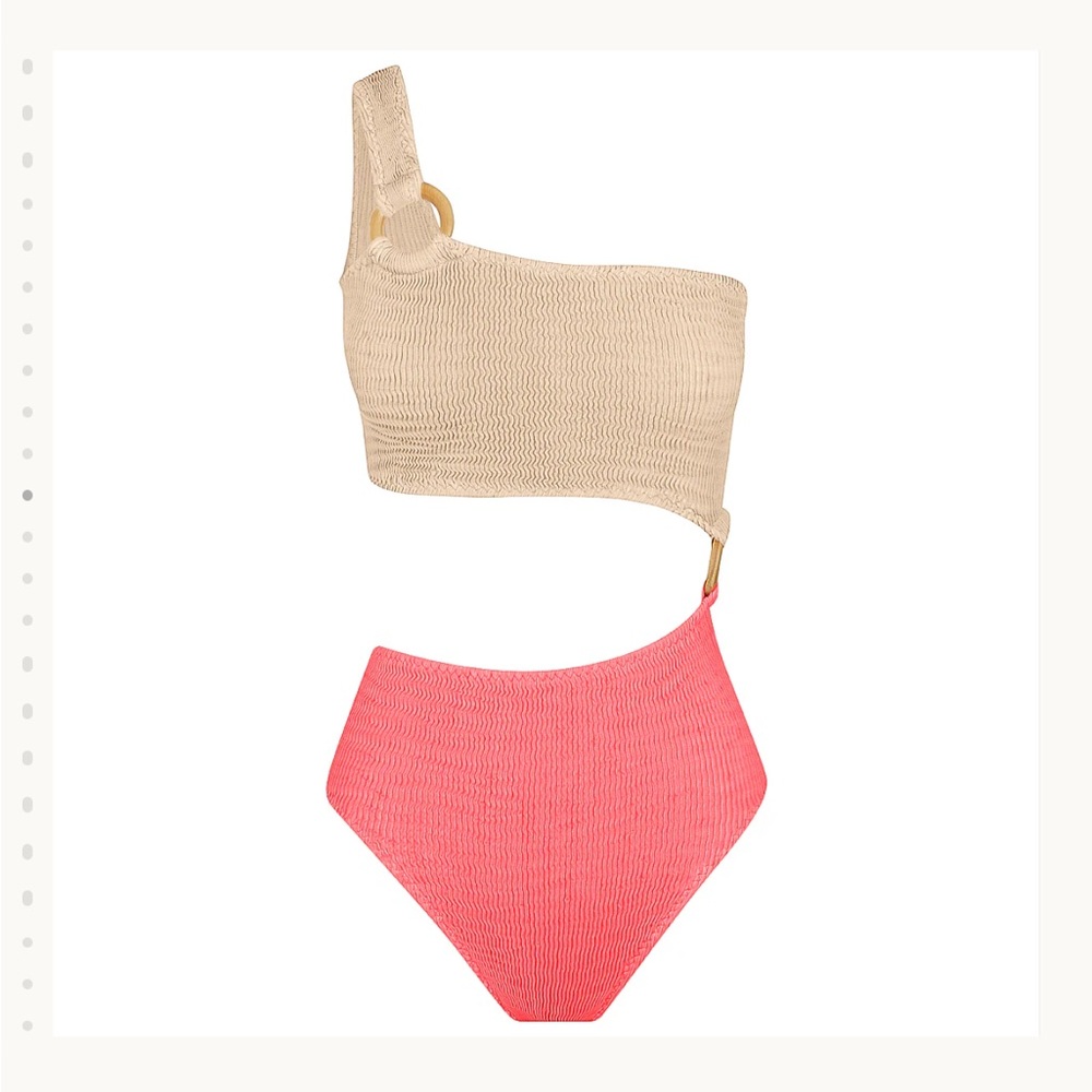 Cleonie Swim Conscious Crinkle One Piece